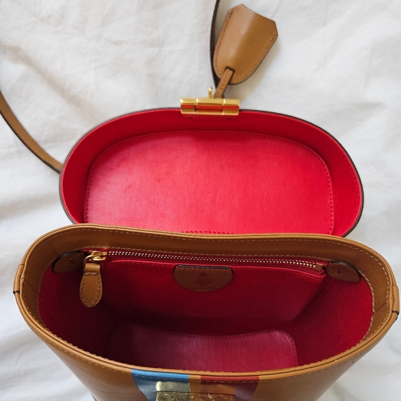 Mark Cross Benchley Bag with Contrast Stripe - Picture 3 of 5